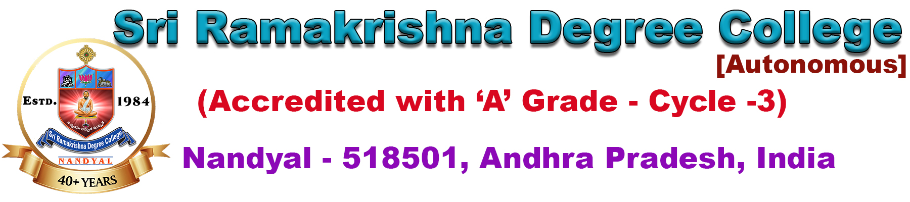 SRKDC - Sri Ramakrishna Degree College [Autonomous] (Accredited with 'A' Grade - Cycle -3)
